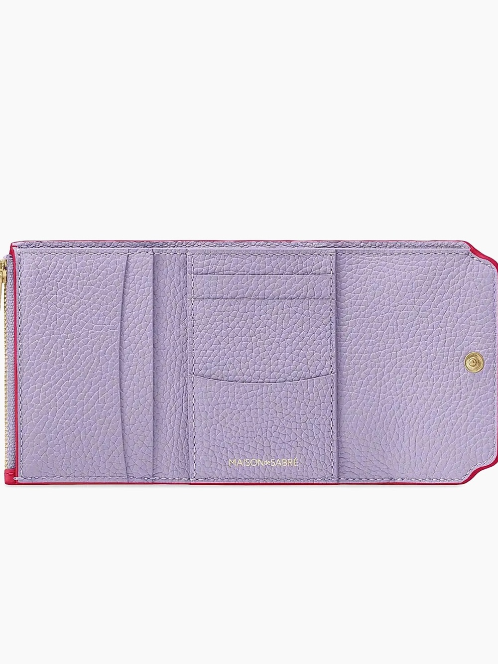 MAISON DE SABRE - The Trifold Wallet - Fuchsia Lavender - Picture 3 of 8